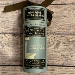 Splash splash vinyl wall decal